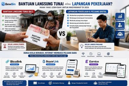 Bantuan Langsung Tunai atau Lapangan Pekerjaan? Mana yang Lebih Baik untuk Masyarakat di 2026