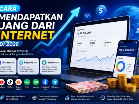 Cara Mendapatkan Uang dari Internet di 2026, Masih Realistis atau Cuma Omong Kosong? cara mendapatkan uang di internet 2026