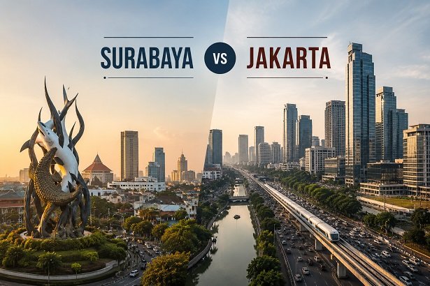 Perbedaan Hidup di Surabaya dan Jakarta: Bukan Sekadar Soal Kota Besar